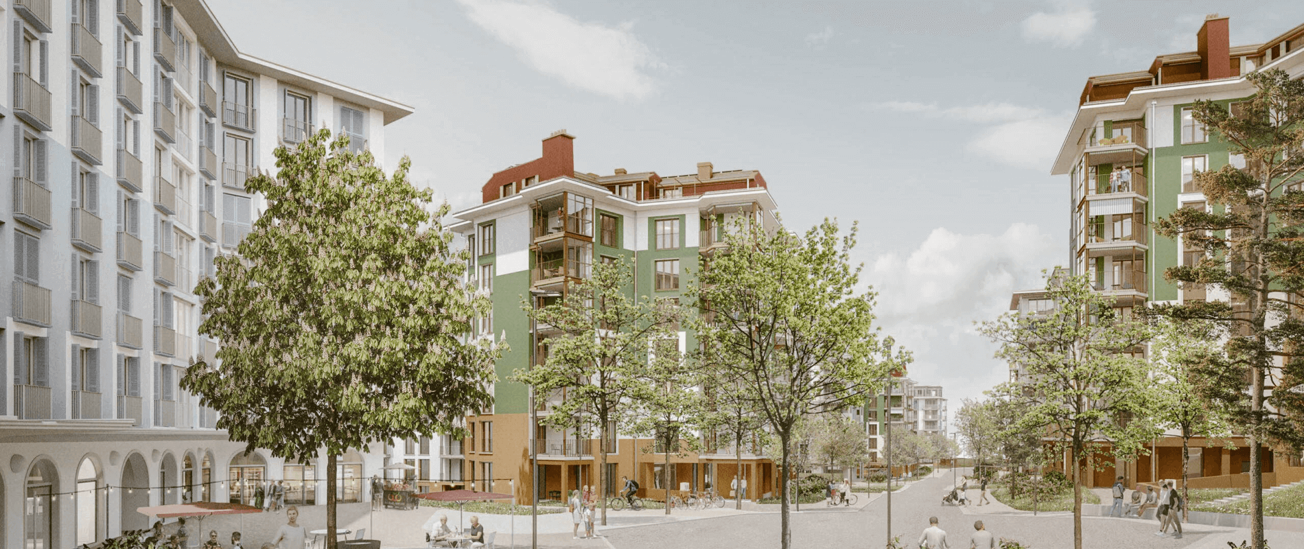 Neubauprojekt Wohnsiedlung Frohburg | Zürich | Referenz | Ettinger Partner